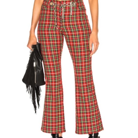 SOLD MIAOU PLAID PANTS - EXCELLENT CONDITION SZ 27 - Picture 5 of 6